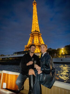 Aurora Culpo Instagram - Said YES in the city of love!! 🇫🇷❤️💍