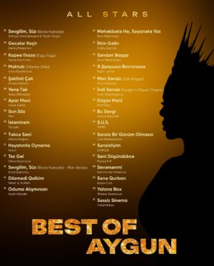 Aygün Kazımova Instagram - BEST OF AYGUN - ALL STARS
(Tribute Album)
03.10.2025 ONLINE!