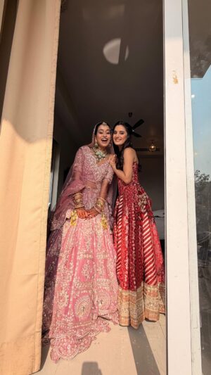 Ayushi Khurana Instagram - When your best friend finds her forever… and you feel every emotion like it’s your own 
I love you @maneeshaa.saxenaa, @shrutianandofficial
