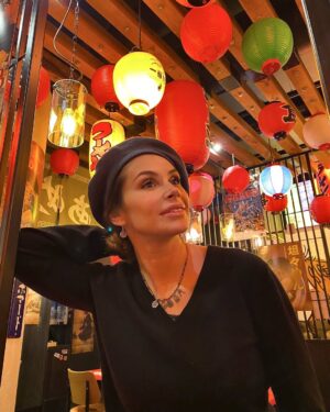 Begüm Birgören Instagram - Red lights, lucky cats, and a taste of Japan . 🇯🇵🍜