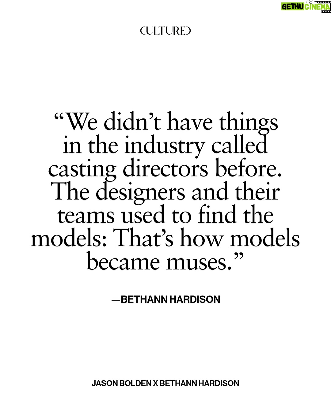 Bethann Hardison - 4.6K Likes - “We’re all students of Bethann Hardison,” says Tyson Beckford in ‘Invisible Beauty,’ the 2023 memoir-in-film of the soon-to-be 83-year-old materfamilias of American fashion.

Beckford is of course known as the rare male model to have ascended to household name status. Hardison helped put him on the map—like she did with Veronica Webb, Kimora Lee Simmons, and a generation of faces that made their way onto runways, magazine pages, and TV screens—a few years after founding her modeling agency in 1984. The Bethann Management era followed two decades of history-making moments for the New York native, from being discovered by the streetwear savant Willi Smith when she was but a Garment District showroom assistant to walking in Stephen Burrows’s Battle of Versailles face-off in 1973. It also ushered in a whole new chapter of her life dedicated to holding the fashion industry accountable for maintaining the strides in racial diversity it had made, ever so incrementally. Hardison’s Black Girls Coalition, founded in 1988 with Iman and brought back in 2014 as runway diversity waned, empowered dozens of models of color to not only speak out but stand behind each other, denouncing racism in ad campaigns as much as they rallied around homelessness in the industry. An initiative as rhizomatic as the BGC is a unicorn in a modeling industry that has become as splintered as it is self-centered. These days, Hardison is as invested in the forces shaping fashion from behind the scenes—like Polo Ralph Lauren’s James Jeter or stylist Carlos Nazario—as she is in the front row. But she’s never short on opinions about the trade she revolutionized time and again.

For our September issue, Hardison sat down with CULTURED’s style editor-at-large, @jasonbolden, to parse the fate of the fashion model.

1 and 7/ Photography by @tom__scanlan
3 and 5/ Photography by Arthur Elgort