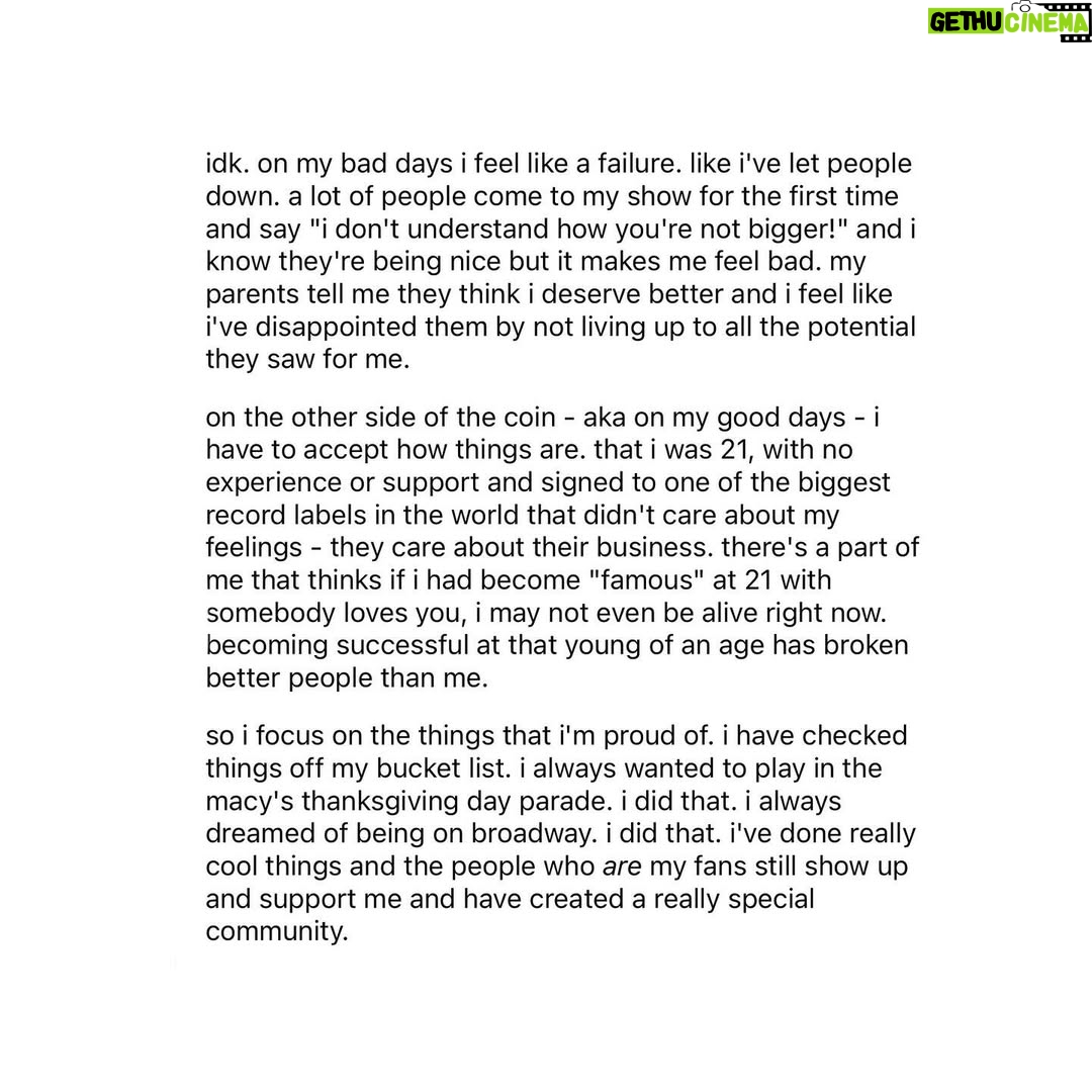 Betty Who - 11.7K Likes - did a @reddit AMA last week and this question hit pretty hard. the life of a middle class artist is being successful to some and a failure to others all at the same time. lots of people replied to this on my story so i figured id share it here. idk if it will help anyone but i want you to know you’re not alone in the struggle.