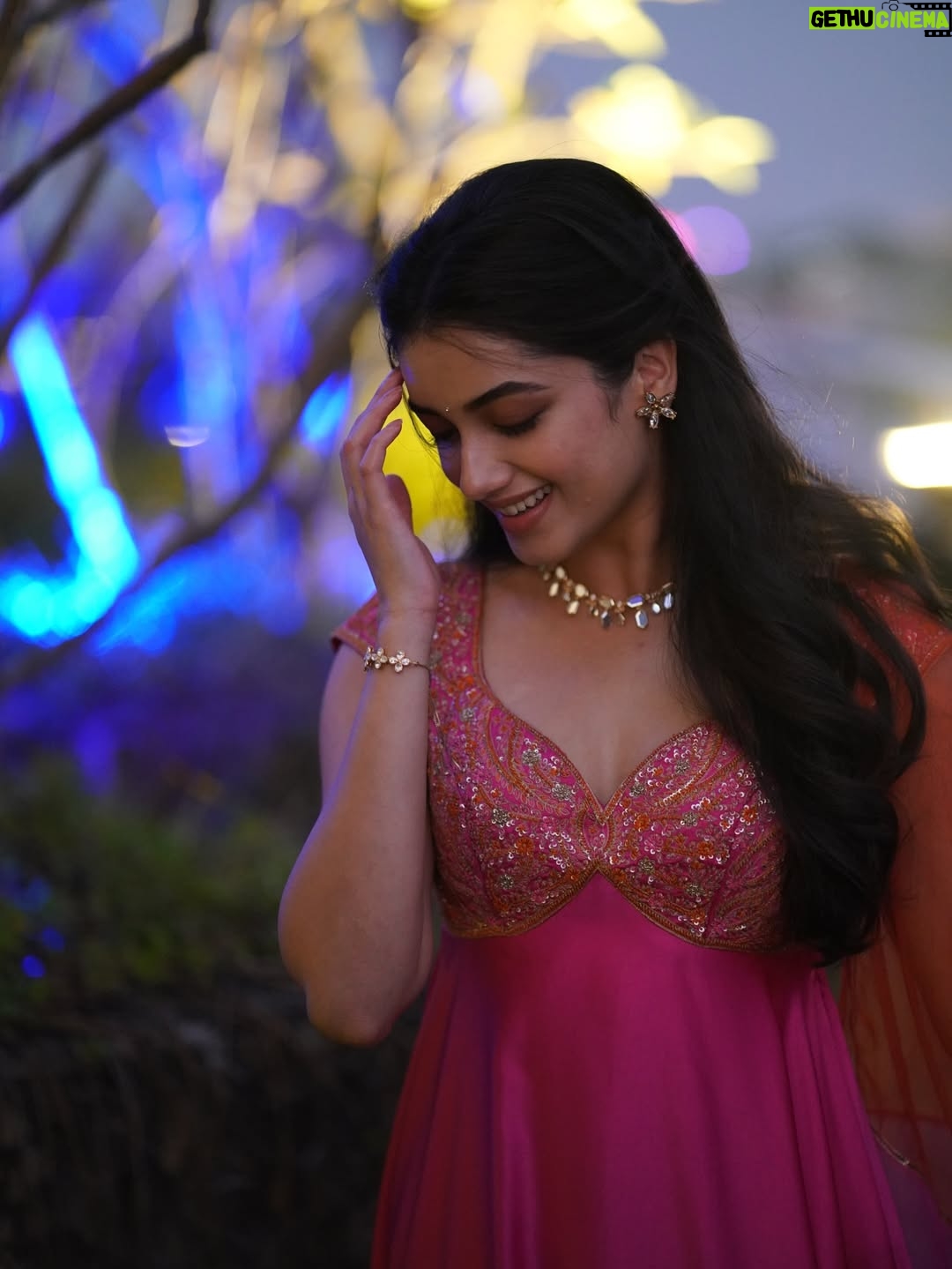 Bhagyashri Borse - 1.3 Million Likes - They say when a girl falls in love with pink, her heart is smiling 💕