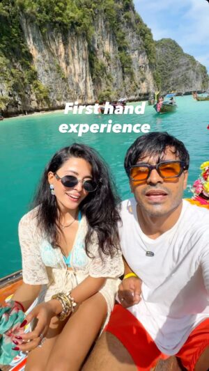 Bhaweeka Chaudhary Instagram - Ghar baithe raho, humein kya!!
#travel #thailand #phiphi #inspiration #experience