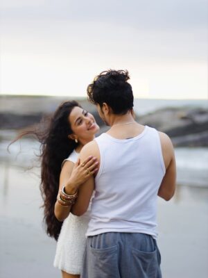 Bhaweeka Chaudhary Instagram - Somewhere between lines and silence, love took the lead Save the Date: 7.11.25 🎬💍

Guys, it’s been a while since I’ve wanted to share this with you all 🙌
Yes, it’s finally time to reveal we’re getting married💍
The moment feels so special, and we’re beyond excited to begin this new chapter together.
Now that you all know, we just want your love and blessings as we step into our forever. 🤍