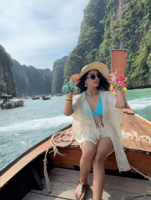Bhaweeka Chaudhary Instagram - I love beaches, and this birthday vacation was just me and my man.
What a beautiful time we spent together 🤍
For the first time, I wasn’t celebrating my birthday as a single person
I’m a married woman now… and honestly, I never thought I’d ever say that.
But I’m so happy I married the person who has been my best friend for the past six years.
Even though I’m phobic of deep water, the beach still calms me.
The sand, the sound of waves, the sun everything felt just right this time 🌊✨
This birthday was simple, special, and full of love
#birthadygirl🎉❤️🎁 #birthdaytrip #birthdayvibes