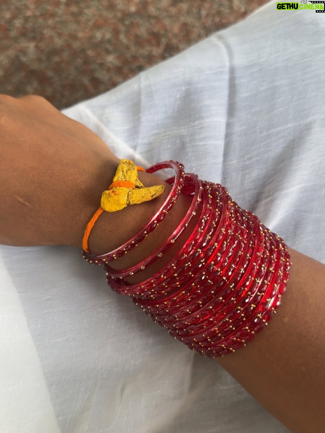 Bhoomi Shetty - 21.5K Likes - Navarathri🌺✨

In my 27 years of life, I’ve never done something like what I did this past month of September—Navarathri.
For 11 days, I lived as a Brahmacharini. A non-veg lover who didn’t touch non-veg. I woke up early, draped sarees every day, did puja, read slokas, wrote Durga koti. Even when my health wasn’t at its best, I still showed up. I still can’t believe myself.
And yet, I’m so proud. Because something awakened in me, The Shakti!! 
She made me believe in myself. I didn’t crave anything, I let go of so much. So much of my emotions, desires, attachments.  These 11 days taught me that if there is ichha, dedication & pure devotion, I can do anything in this life.
I realized Shakti doesn’t need materialistic offerings she asks for truth, our bare self, our honesty. I gave my all. 
I gave my all. I’ve grown. I’ve learnt. I’ve made mistakes, but I’ve also moved forward. And I’m grateful for everything life has given me so far.
And I promise myself one thing: to live fully, to live in the present.
Thank you Kali ma🌺
.
