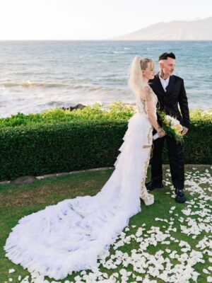 Bria Vinaite Instagram - 3 years of love 3 years of marriage 3 years of joy 3 years of pinching myself everyday because I still can’t believe I get to love you forever @mvoltaggio