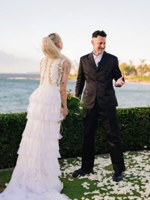 Bria Vinaite Instagram - 3 years of love 3 years of marriage 3 years of joy 3 years of pinching myself everyday because I still can’t believe I get to love you forever @mvoltaggio