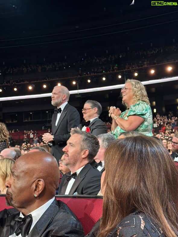 Bridget Everett - 38.7K Likes - First Emmy’s! Thrilling and well deserved win for @boomboomhiller. Proud to be nominated alongside @fancyboslady and @pthureen for writing. Shared the evening with Mr. Showbiz himself, @murrayhill. Thanks to @cdicelove13 for styling me, @alexisbittar for the bling and bag, @selkie for the dress. As always, @stuartweitzman on my toesies. Makeup by the angel @jessica.ahn and hair by the sweet @stephenlowhair 💫