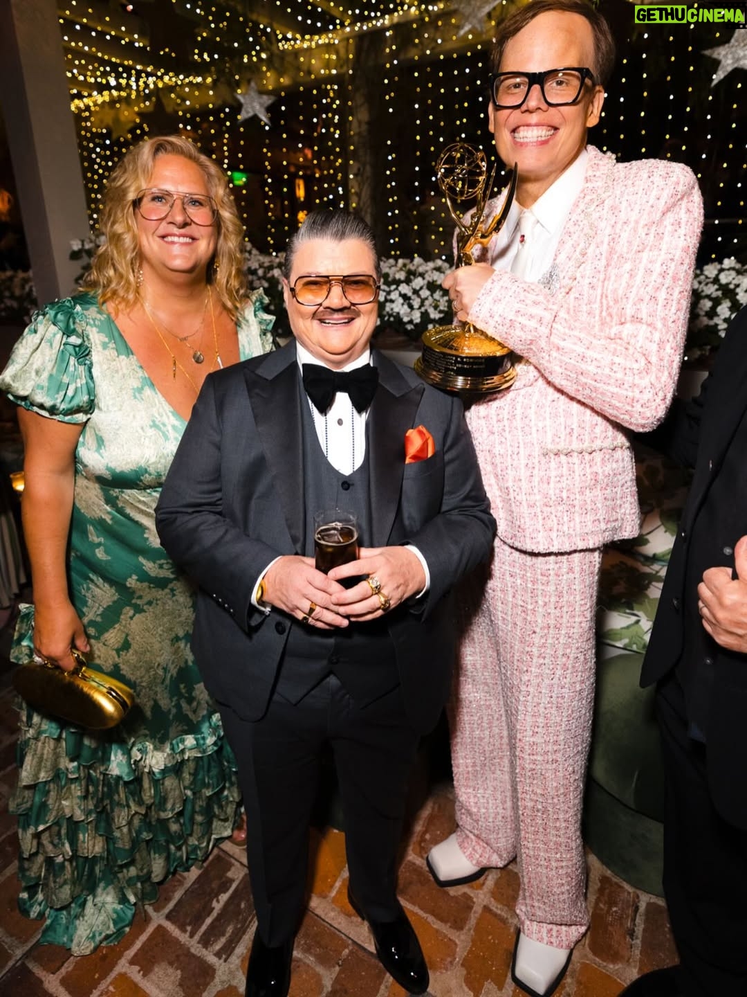 Bridget Everett - 38.7K Likes - First Emmy’s! Thrilling and well deserved win for @boomboomhiller. Proud to be nominated alongside @fancyboslady and @pthureen for writing. Shared the evening with Mr. Showbiz himself, @murrayhill. Thanks to @cdicelove13 for styling me, @alexisbittar for the bling and bag, @selkie for the dress. As always, @stuartweitzman on my toesies. Makeup by the angel @jessica.ahn and hair by the sweet @stephenlowhair 💫