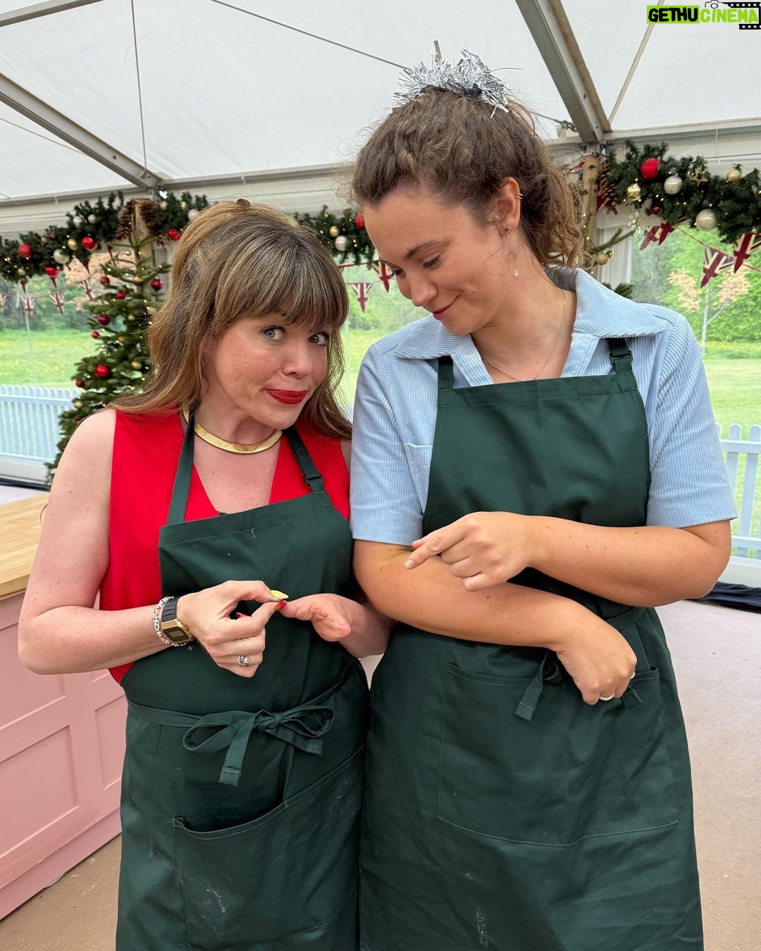 Briony May Williams - 3.6K Likes - The best teammate a girl could ask for!! These pics perfectly sum up our time together in the tent for the New Year Bake Off 💕 Can’t wait for you to see it!!! Love you @tasha_f_stones ❤️

@britishbakeoff 

#bakeoff #friends #bffs