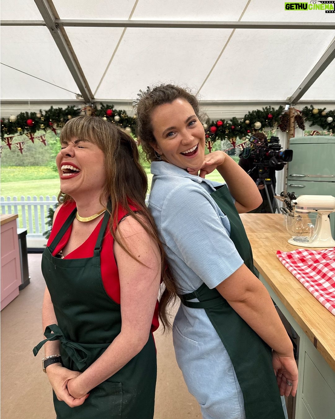 Briony May Williams - 3.6K Likes - The best teammate a girl could ask for!! These pics perfectly sum up our time together in the tent for the New Year Bake Off 💕 Can’t wait for you to see it!!! Love you @tasha_f_stones ❤️

@britishbakeoff 

#bakeoff #friends #bffs