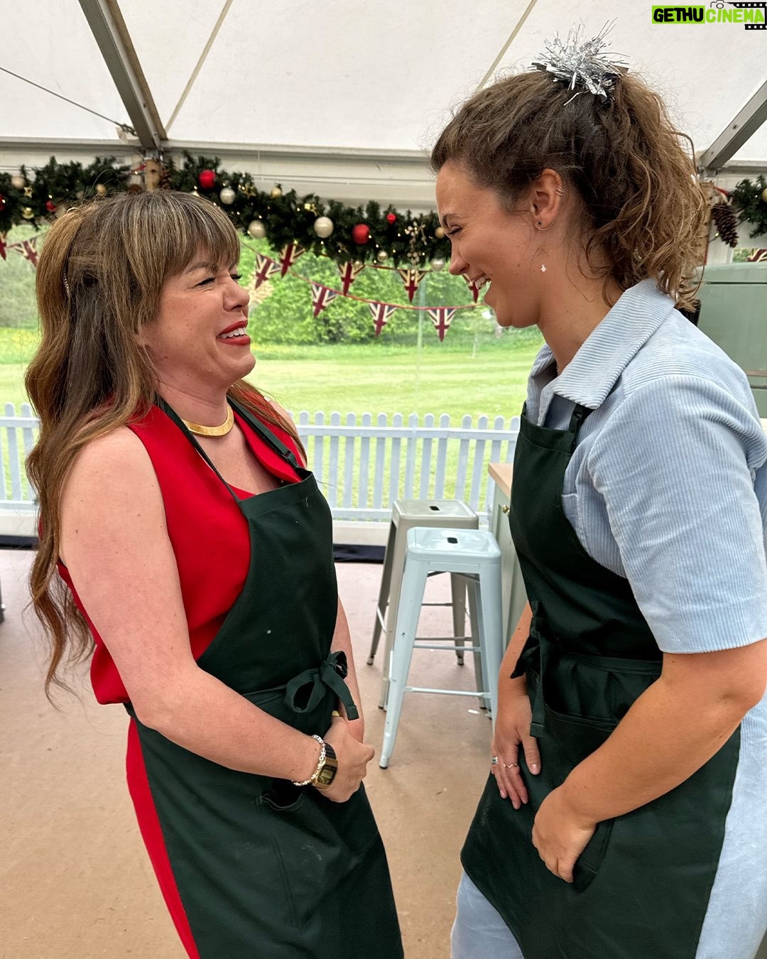 Briony May Williams - 3.6K Likes - The best teammate a girl could ask for!! These pics perfectly sum up our time together in the tent for the New Year Bake Off 💕 Can’t wait for you to see it!!! Love you @tasha_f_stones ❤️

@britishbakeoff 

#bakeoff #friends #bffs
