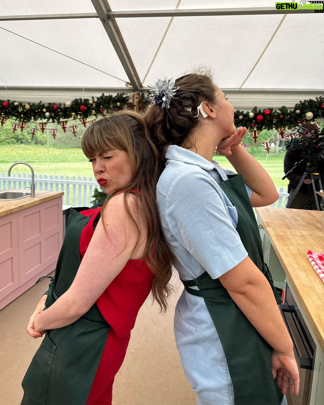 Briony May Williams - 3.6K Likes - The best teammate a girl could ask for!! These pics perfectly sum up our time together in the tent for the New Year Bake Off 💕 Can’t wait for you to see it!!! Love you @tasha_f_stones ❤️

@britishbakeoff 

#bakeoff #friends #bffs