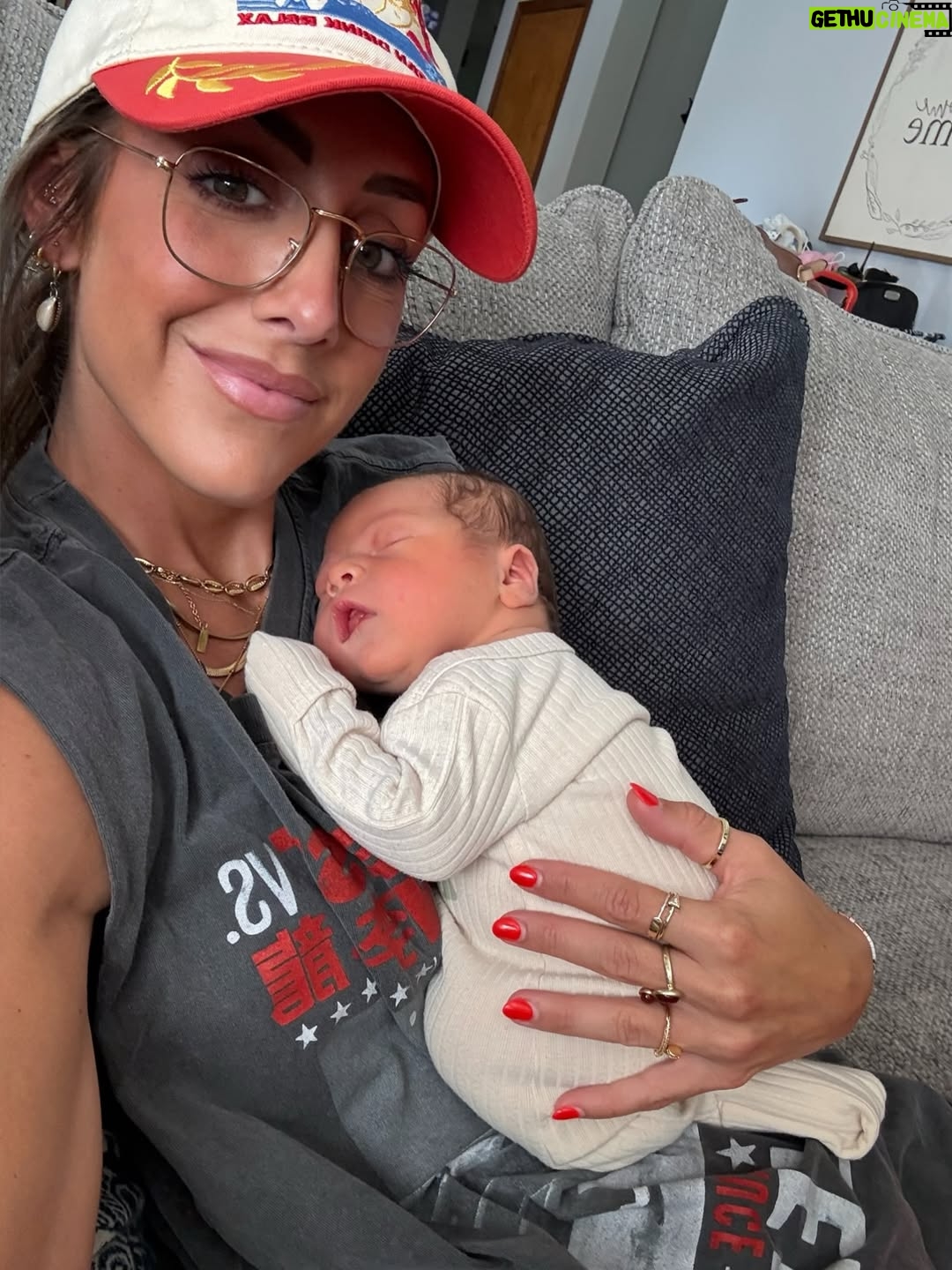 Brittany Baker - 35.5K Likes - Say hello to my perfect angel baby nephew, Hudson. I’m eternally grateful to my brother and sister-in-law for bringing this 8lb 8oz coconut into our lives. We are beyond obsessed with this little nugget! I love him more than words could ever explain and my new fav hobby is staring at pics of this handsome guy. Of all the titles I’d had…. Auntie Britt is my favorite. 
🩵💙🥥🍼🫶🏻🥰