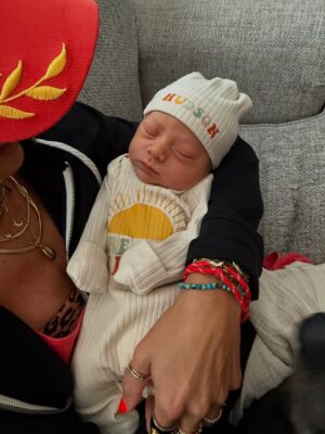 Brittany Baker Instagram - Say hello to my perfect angel baby nephew, Hudson. I’m eternally grateful to my brother and sister-in-law for bringing this 8lb 8oz coconut into our lives. We are beyond obsessed with this little nugget! I love him more than words could ever explain and my new fav hobby is staring at pics of this handsome guy. Of all the titles I’d had…. Auntie Britt is my favorite. 
🩵💙🥥🍼🫶🏻🥰