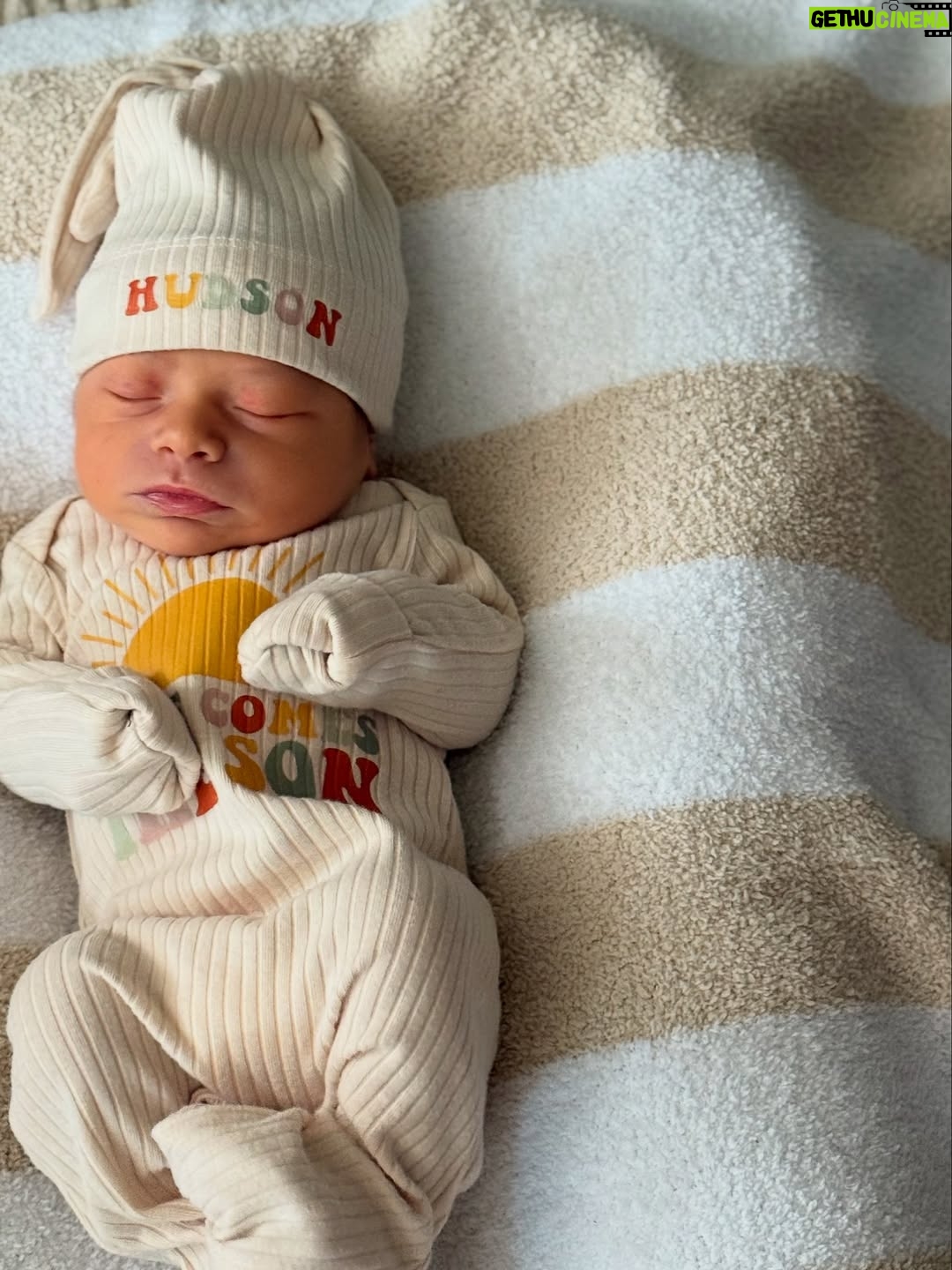 Brittany Baker - 35.5K Likes - Say hello to my perfect angel baby nephew, Hudson. I’m eternally grateful to my brother and sister-in-law for bringing this 8lb 8oz coconut into our lives. We are beyond obsessed with this little nugget! I love him more than words could ever explain and my new fav hobby is staring at pics of this handsome guy. Of all the titles I’d had…. Auntie Britt is my favorite. 
🩵💙🥥🍼🫶🏻🥰