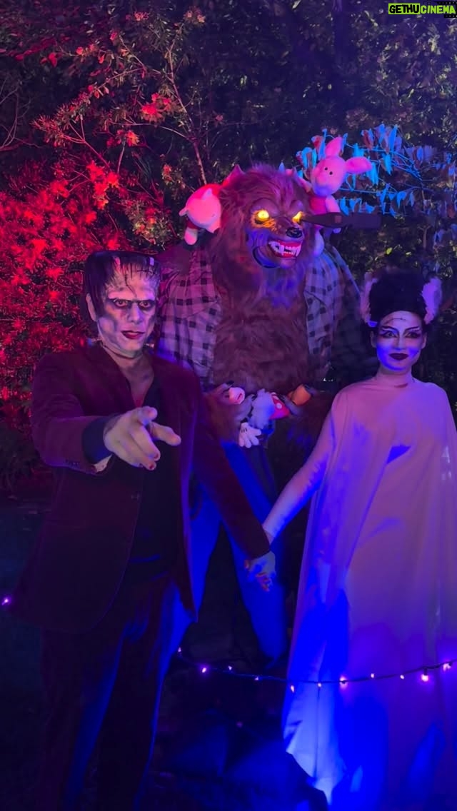 Caitlin McHugh - 1.2K Likes - We live & die for Halloween!  And this year, so did many of our favorite characters!💀🎃 👻

What’d you dress as?

Thank you to @michaelachin makeup extraordinaire, @danieljdeutsch @teamfoxdelorean