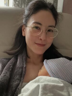 Cameron Esposito Instagram - Yumi Young Esposito Nishimoto • 5lbs 5oz • 11/27/25 • WE ARE OVER THE MOON