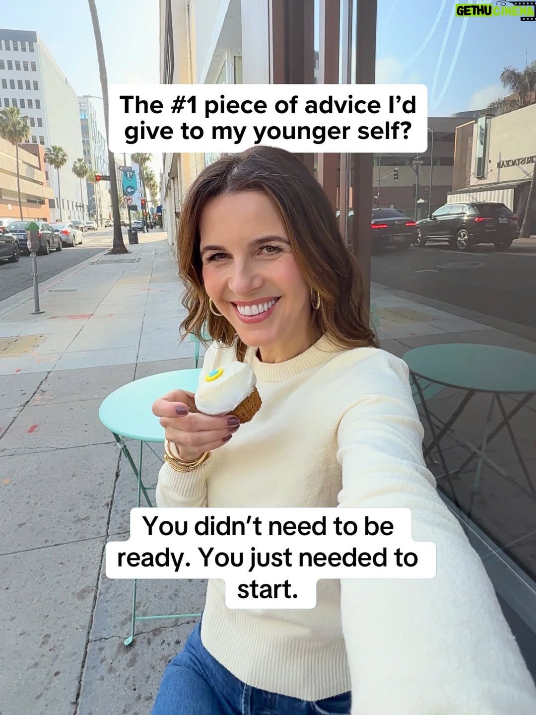 Candace Nelson - 3.1K Likes - If I could go back and talk to the version of me who was about to take the biggest risk of her life... 🧁

I’d tell her:

👉🏻Losing that job you went to college for? Best thing that ever happened to you.

👉🏻Feeling like a failure because you’re unemployed and baking all day? You’re unknowingly building a world renowned brand.

👉🏻That tiny sandwich shop you’re scared to rent? It’s perfect. You’re going to transform it.

👉🏻The brown paint job you’re worried about? It’ll become a brand signature.

👉🏻All that panic about getting everything ready for opening day? You’re going to pull it off.

👉🏻And on opening day when you think no one will show up? You’ll sell out in 2 hours and bake all night to restock.

But the #1 piece of advice I’d give my younger self? You didn’t need to be ready... You just needed to start. 

What would YOU tell your younger self? 🩷

#sprinkles #candacenelson #sprinklescupcakes #passionpreneur