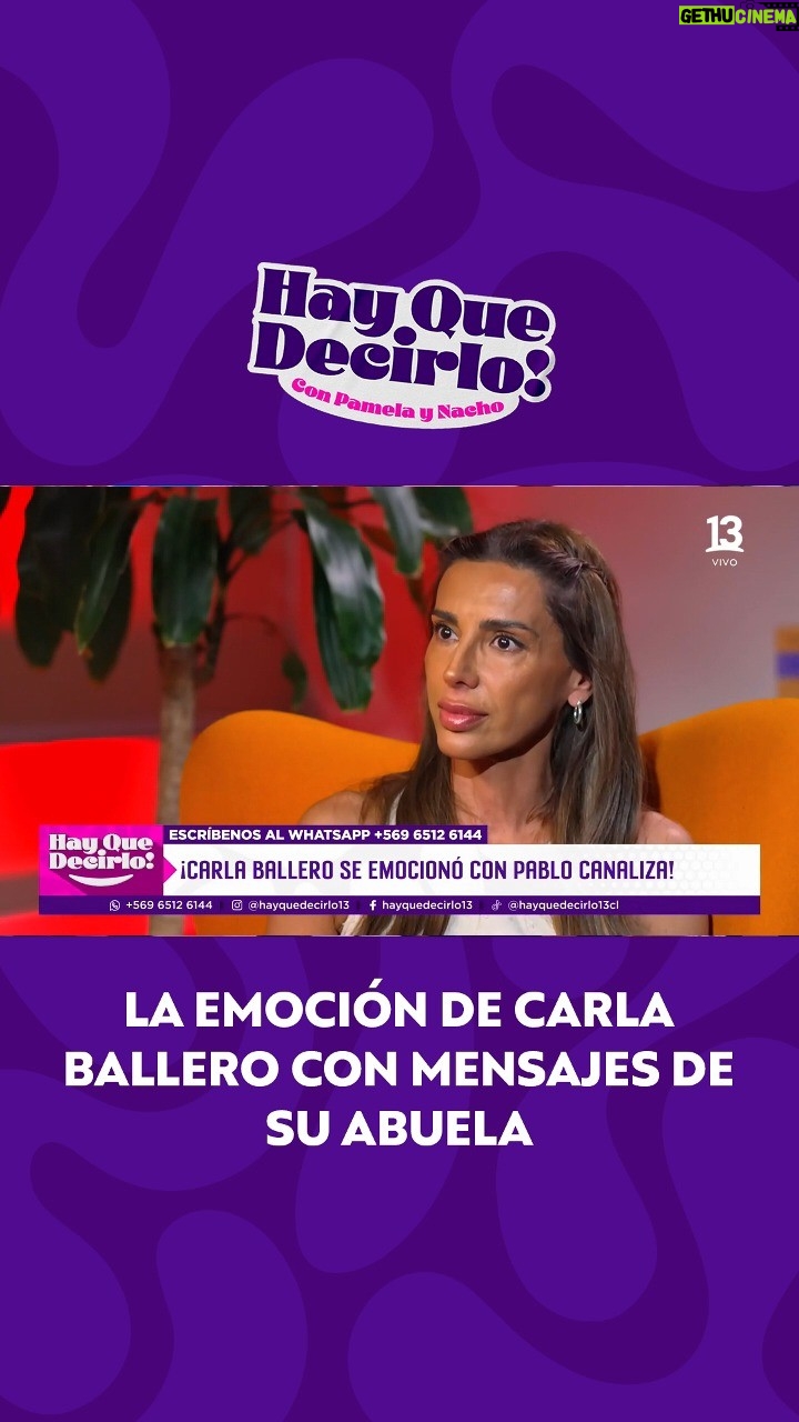 Carla Ballero - 1.3K Likes - La emoción de Carla Ballero con mensajes de su abuela

#HayQueDecirlo13 🤩 De lunes a viernes desde las 17hrs 💖por las pantallas de #El13 y #13Go 📲📺💻