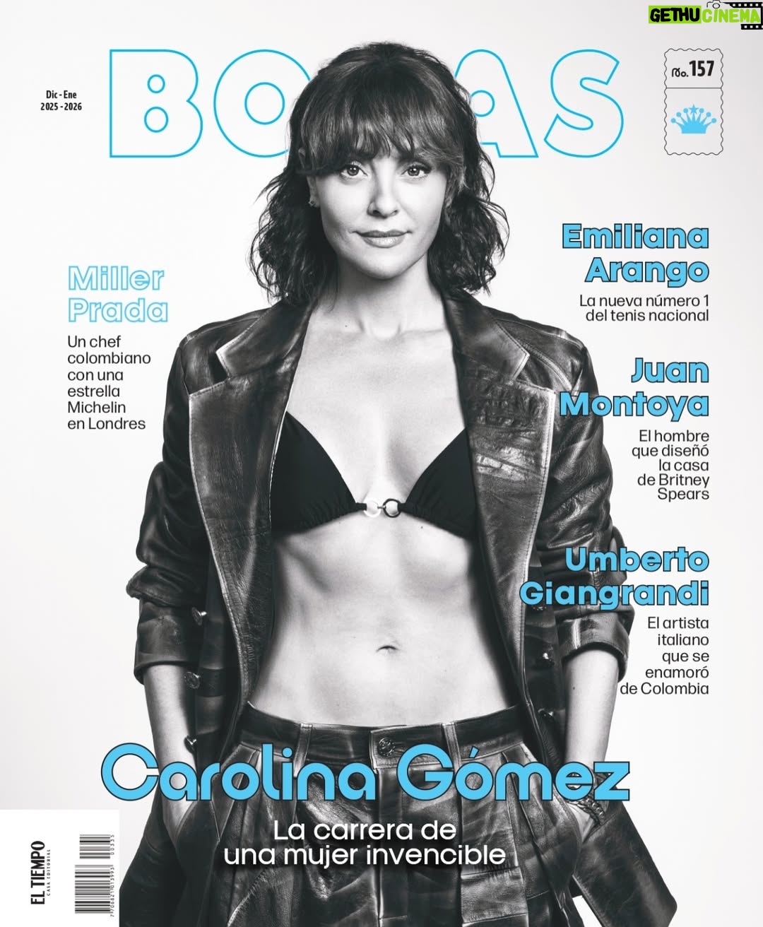 Carolina Gómez - 1.4K Likes - Carolina Gómez (@carogomezfilm) es la portada de la nueva edición de la revista BOCAS que, en esta edición de fin de año, tiene entrevistas con  @emiarango, la nueva número 1 del tenis colombiano; el chef bogotano @_millerprada, que consiguió una tremenda hazaña en Londres: una estrella Michelin; además las historias del diseñador Juan Montoya que, entre otras cosas, fue el encargado de hacer el diseño de interiores de las casas de Britney Spears y Fernando Botero. Y finalmente la vida del artista italiano Umberto Giangrandi en Colombia. Tampoco se pierdan las columnas de @anabelizam y de la genial @ninagarcia