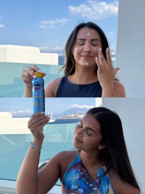 Caroline Ambrosini Instagram - P’tit recap sympa de nos vacances à Mykonos 🇬🇷🦋