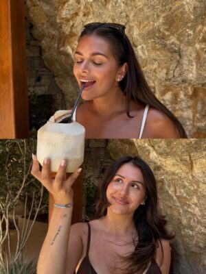 Caroline Ambrosini Instagram - P’tit recap sympa de nos vacances à Mykonos 🇬🇷🦋