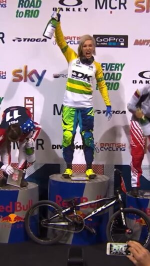Caroline Buchanan Instagram - YOUR REMINDER TO GO… ALL  IN 

At  9 years old I raced my first international world championships and saw the international stage of BMX!! 

FWD: 
• 8 x 🌈 BMX and mountain bike @uci_cycling World Titles 
• 32 x 🏁 BMX racing @ucibmxsx World Cup wins 
• 2 x 👑 Queen of @crankworx titles 
• 2 x 🌎 World First Tricks @thenines.cc 
• 2 x 🇦🇺 Olympian  @ausolympicteam 
• Freestyle BMX flairs

#mtb #bmx #motivation