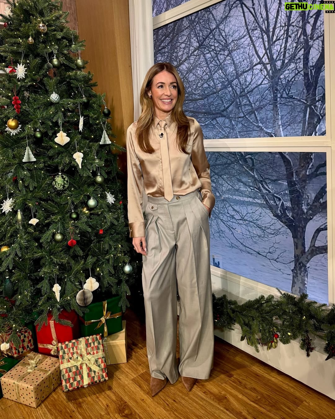 Cat Deeley - 6.2K Likes - December Week 1 is Officially Done!! ✨
So here is your first festive #catscloset ♥️

(In photo order✨)
Tuesday:
Top - @riverisland 
Skirt - @meandem 

Monday:
Dress - @zara 
Boots - @marksandspencerstyle 

Wednesday:
Top - @boden 
Jeans - @donnaidadenim 

Thursday:
Top and Tie - @hollandcooperclothing 
Trousers - @barbour 

🤍