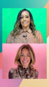 Cat Deeley Instagram - Alison and Cat are paying tribute to the girls in Oz by re-creating our most popular TikTok video ever! 🩷💚