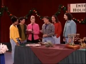 Catherine Sutherland Instagram - #merryandbright #powerrangers 
#throwbacktuesday to this little gem from Power Rangers Zeo!
And by the way, my family did not barbecue shrimp. We always had fresh peel and eat prawns. We call shrimp prawns where I came from 😜😂