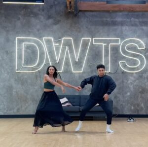 Chandler Kinney Instagram - i meant to post this a few weeks ago for the 20th anniversary of DWTS but today still feels fitting as this season comes to an end 🫶🏽 
I’ll forever be grateful to have been able to experience the magic of the show. 

i cherished every day i got to dance, every person i crossed paths with, every lesson learned both on and off the ballroom floor. one of the most important takeaways for me was learning to trust the process—and that failure is a necessary part of that process, because that’s where the growth happens. looking back at a lot of these rehearsal vids with B makes me smile because it’s a reminder of how much i progressed each week…how different things looked between Weds morning and 6 days later on Tues night. the courage and confidence built to keep trying til I got it right was worth every bump and every bruise💞

wishing the best of luck to everyone tonight!!!!! what an incredible season ✨🕺🏻
