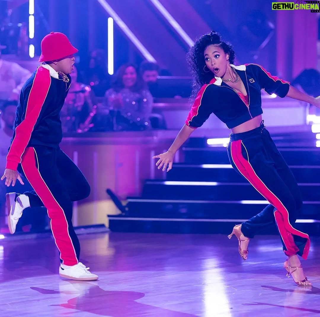 Chandler Kinney - 91.3K Likes - i meant to post this a few weeks ago for the 20th anniversary of DWTS but today still feels fitting as this season comes to an end 🫶🏽 
I’ll forever be grateful to have been able to experience the magic of the show. 

i cherished every day i got to dance, every person i crossed paths with, every lesson learned both on and off the ballroom floor. one of the most important takeaways for me was learning to trust the process—and that failure is a necessary part of that process, because that’s where the growth happens. looking back at a lot of these rehearsal vids with B makes me smile because it’s a reminder of how much i progressed each week…how different things looked between Weds morning and 6 days later on Tues night. the courage and confidence built to keep trying til I got it right was worth every bump and every bruise💞

wishing the best of luck to everyone tonight!!!!! what an incredible season ✨🕺🏻