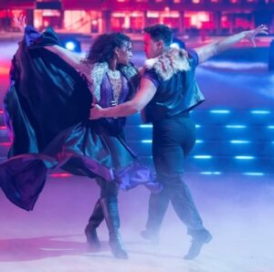 Chandler Kinney Instagram - i meant to post this a few weeks ago for the 20th anniversary of DWTS but today still feels fitting as this season comes to an end 🫶🏽 
I’ll forever be grateful to have been able to experience the magic of the show. 

i cherished every day i got to dance, every person i crossed paths with, every lesson learned both on and off the ballroom floor. one of the most important takeaways for me was learning to trust the process—and that failure is a necessary part of that process, because that’s where the growth happens. looking back at a lot of these rehearsal vids with B makes me smile because it’s a reminder of how much i progressed each week…how different things looked between Weds morning and 6 days later on Tues night. the courage and confidence built to keep trying til I got it right was worth every bump and every bruise💞

wishing the best of luck to everyone tonight!!!!! what an incredible season ✨🕺🏻