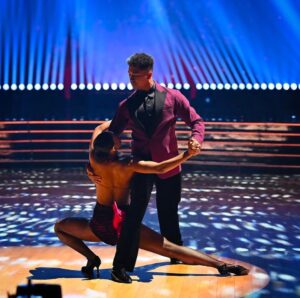 Chandler Kinney Instagram - i meant to post this a few weeks ago for the 20th anniversary of DWTS but today still feels fitting as this season comes to an end 🫶🏽 
I’ll forever be grateful to have been able to experience the magic of the show. 

i cherished every day i got to dance, every person i crossed paths with, every lesson learned both on and off the ballroom floor. one of the most important takeaways for me was learning to trust the process—and that failure is a necessary part of that process, because that’s where the growth happens. looking back at a lot of these rehearsal vids with B makes me smile because it’s a reminder of how much i progressed each week…how different things looked between Weds morning and 6 days later on Tues night. the courage and confidence built to keep trying til I got it right was worth every bump and every bruise💞

wishing the best of luck to everyone tonight!!!!! what an incredible season ✨🕺🏻