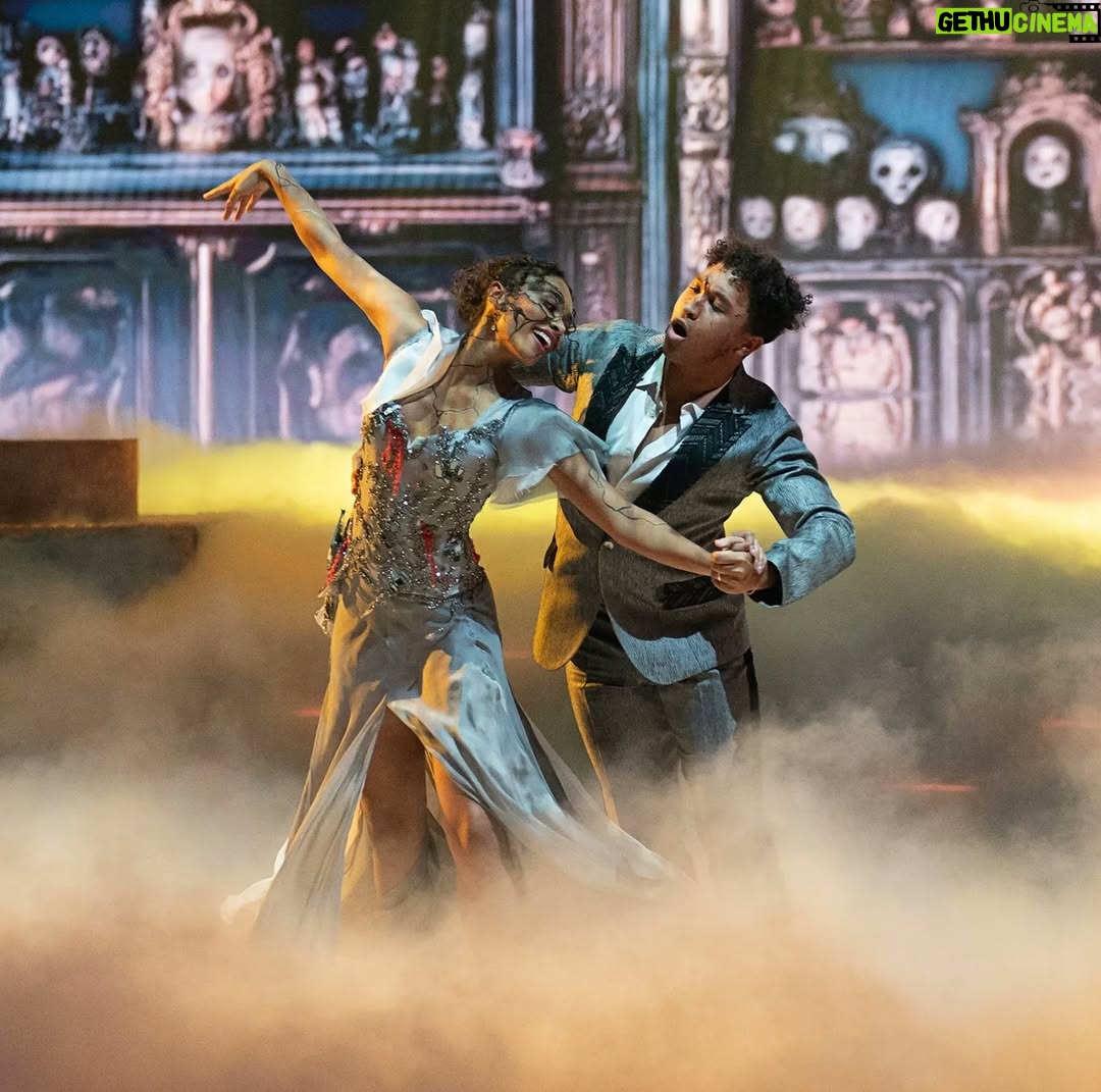 Chandler Kinney - 91.3K Likes - i meant to post this a few weeks ago for the 20th anniversary of DWTS but today still feels fitting as this season comes to an end 🫶🏽 
I’ll forever be grateful to have been able to experience the magic of the show. 

i cherished every day i got to dance, every person i crossed paths with, every lesson learned both on and off the ballroom floor. one of the most important takeaways for me was learning to trust the process—and that failure is a necessary part of that process, because that’s where the growth happens. looking back at a lot of these rehearsal vids with B makes me smile because it’s a reminder of how much i progressed each week…how different things looked between Weds morning and 6 days later on Tues night. the courage and confidence built to keep trying til I got it right was worth every bump and every bruise💞

wishing the best of luck to everyone tonight!!!!! what an incredible season ✨🕺🏻
