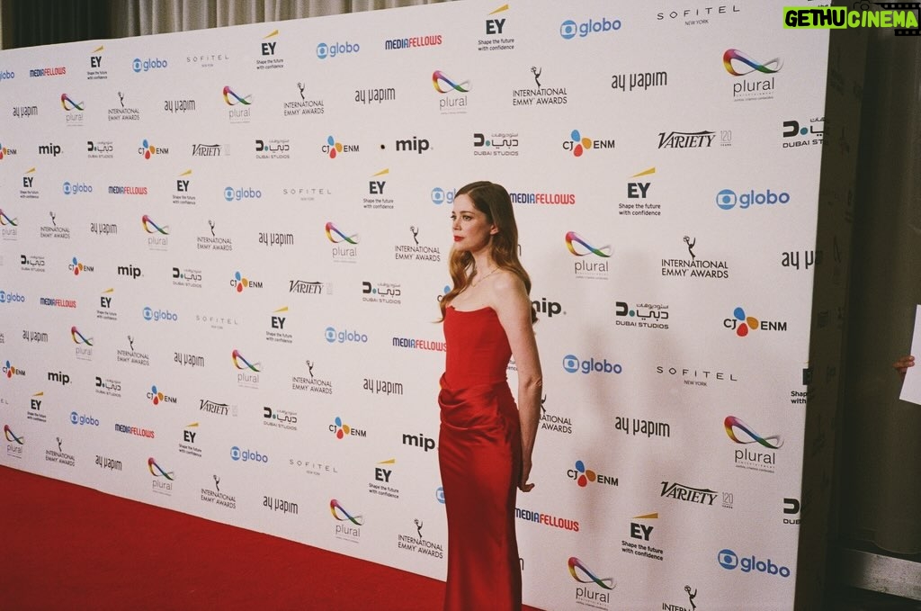 Charlotte Hope - 8.4K Likes - International Emmys ✨⭐️

Styling by @georgiehenley who also lent me the jewellery and helped to look after the baby whilst we were away (what an amazing friend)
Dress by @houseofcb, I didn’t know this brand before but am kind of obsessed with so many of their dresses now, from @byrotation 
Makeup by the gorgeous @michellecoursey 
Hair by @jonathanclarencehair
And thank you to @arlohotels for having us to stay, and especially for the amazing terrace