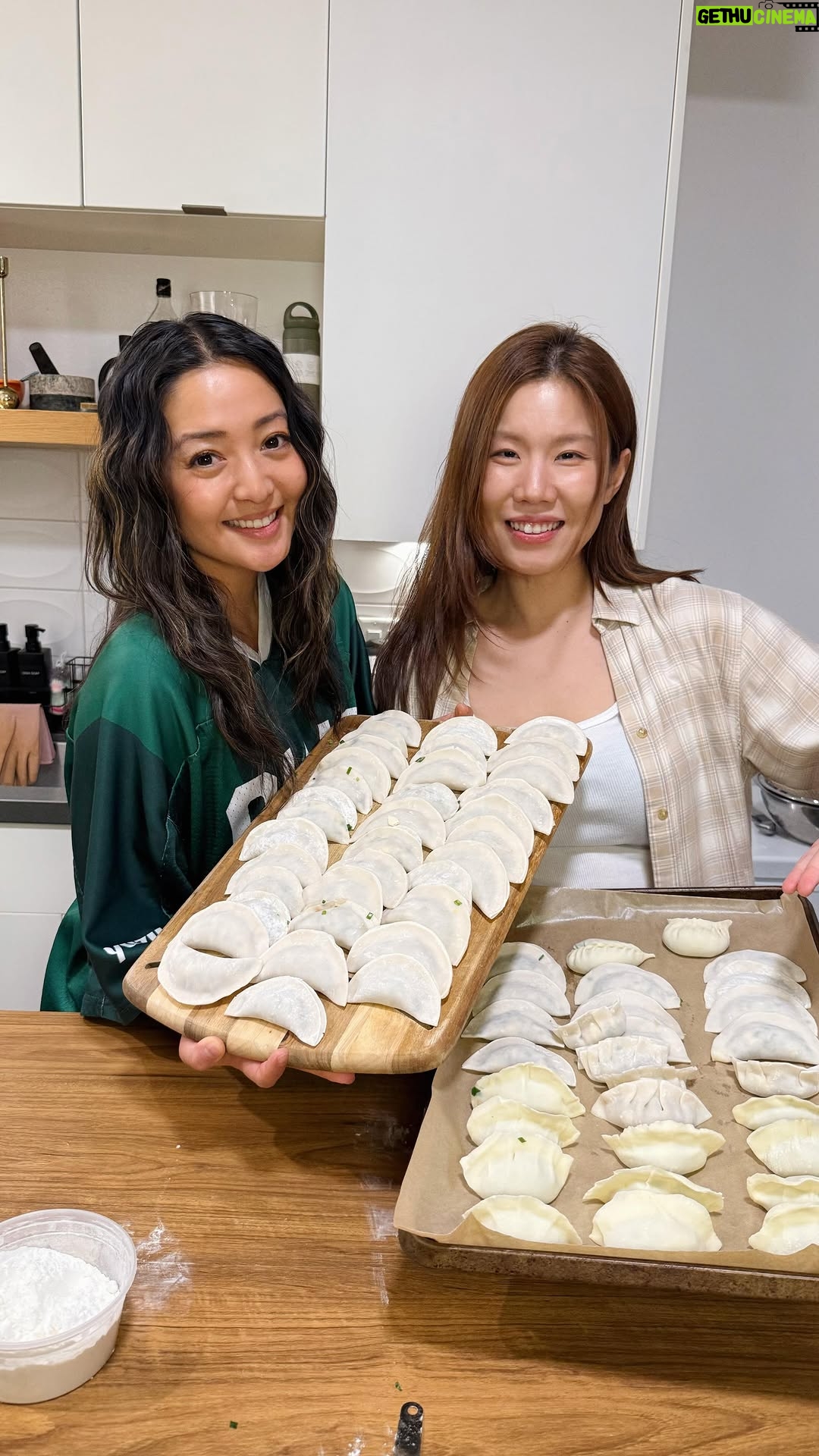 Chelsea Zhang - 1K Likes - Teaching @chelseatzhang how to make Pork, shrimp, egg, Chive dumplings 🥟

She said she kinda knew how, but not the why.

Like so many of us Chinese Americans, we grew up around the food but not the recipes.
Our parents cooked by memory.  Handful of this, a splash of that because cooking was survival, not something to glamorize and measured in cookbooks.

Now I teach dumpling classes, and I hear the same thing over and over. People want to cook to connect with their culture. 

And that actually makes me happy.
Because I started cooking for that same reason.
It’s Chinese. It’s American. It’s care, technique, knowledge, curiosity.

Good food doesn’t fit in one box.
And neither do we :) 

#dumplings #dumplingmaking #chinesefood #chineseamerican #comfortfood #foodstories #dumplinglove