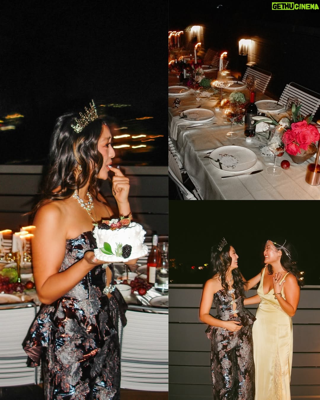 Chelsea Zhang - 1.3K Likes - 𝓌𝒾𝓉𝒽 𝒻𝓇𝒾𝑒𝓃𝒹𝓈 𝒶𝓇𝑜𝓊𝓃𝒹 𝓉𝒽𝑒 𝓉𝒶𝒷𝓁𝑒 ✨ 

My lil slice of heaven 💛 @third.spacela is my events & hosting page ✨

Celebrated another year with a Baroque Themed Rooftop Dinner— very inspired by my outfit (@shopakira ) and the queens I’m surrounded by in this beautifully complex city ✨ 

The miracle of relationships never fails to amaze me — Each friend a story of divine design. Couldn’t have planned the seats at my table if I tried and i wouldn’t want it any other way ❤️ 

———————-

I love a full event experience — I delight in excellence and details… but also catch me at 6pm crying because I tried to set up a party by myself 🫠. To be met with friends who fly to the rescue, laugh it off and tell me they would have shown up if it  were just two pieces of bread on an barren table 🤣 — healed a lot in little Chels’s heart. 

Thankful for my friends who help head knowledge become heart knowledge by loving me thru every version of myself (especially troll Chelsea — shes a problem. 🧌🤪) 

I pray that this type of community surrounds you and is never taken for granted ❤️✨ 

#community #girlhood #dinnerparty #hosting #perfectionism #birthday #celebration #rooftop #citylife #adulting #adultfriendships #oliviadean #artofloving