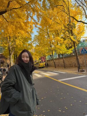 Choi Ji-woo Instagram - 🍁🍂