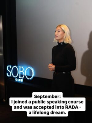 Cici Coleman Instagram - If you’d told me at the start of this year how much could change, I’d have lol’d.
But here we are…

Sometimes it’s not about becoming someone new -
it’s about finally seeing what was already there.

Grateful for the up’s the downs, the lessons, the risks…
and especially the people who helped me see my own light.

Thank you @trelowe @enas_daeki_ & Elliot ✨
@sobo.club