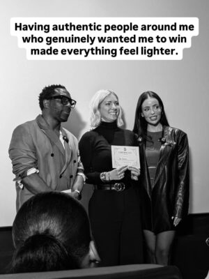 Cici Coleman Instagram - If you’d told me at the start of this year how much could change, I’d have lol’d.
But here we are…

Sometimes it’s not about becoming someone new -
it’s about finally seeing what was already there.

Grateful for the up’s the downs, the lessons, the risks…
and especially the people who helped me see my own light.

Thank you @trelowe @enas_daeki_ & Elliot ✨
@sobo.club