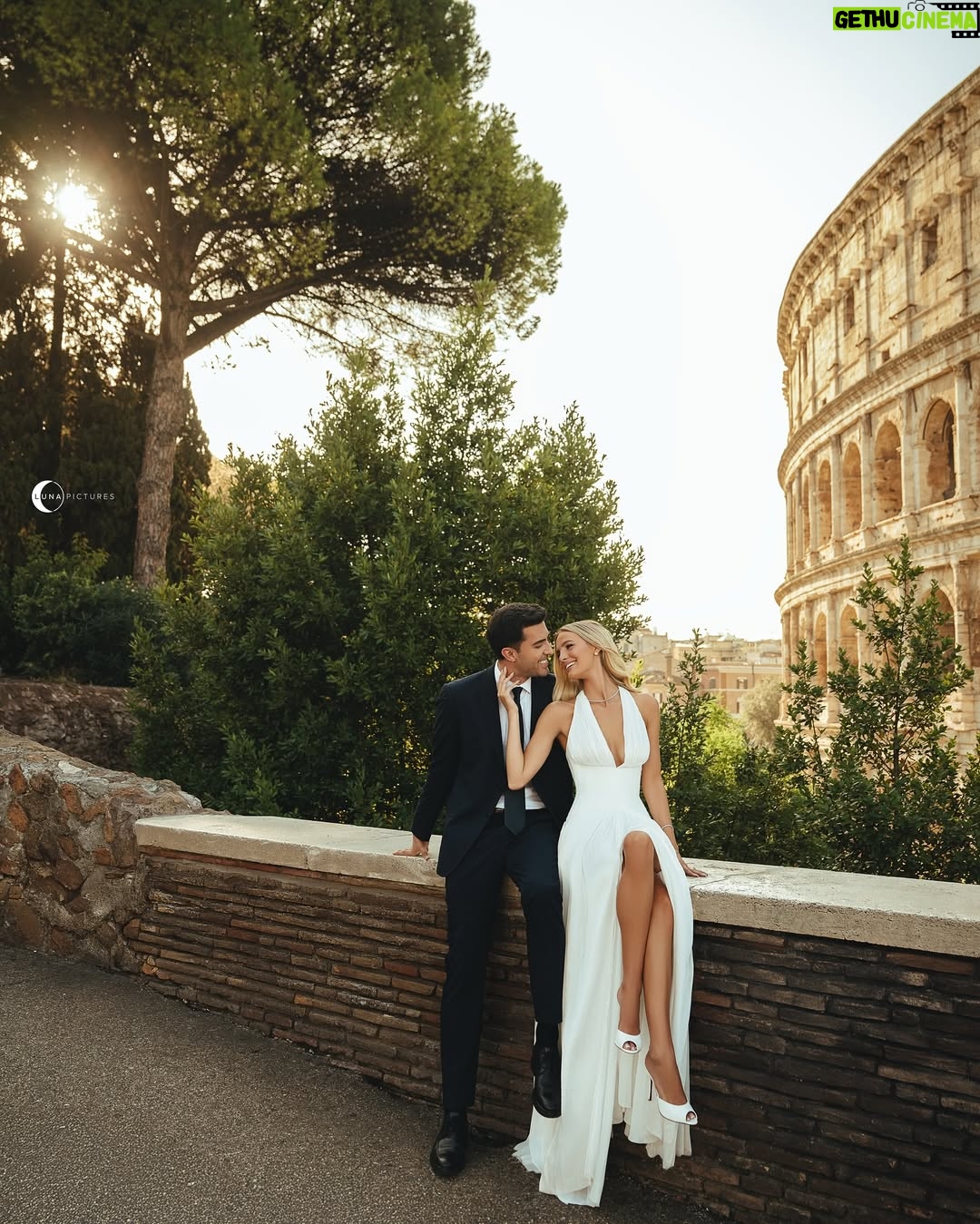 Cindy Marina - 10.4K Likes - A Roman dream 🤍✨ 

Shot by the talented @lunapictures.al 
Dress by amazing @aiahmariage 
Makeup by bestie @henrigjata_mua 
Hair by my baby @florii_hairstyle