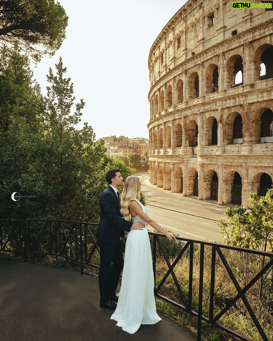 Cindy Marina - 10.4K Likes - A Roman dream 🤍✨ 

Shot by the talented @lunapictures.al 
Dress by amazing @aiahmariage 
Makeup by bestie @henrigjata_mua 
Hair by my baby @florii_hairstyle