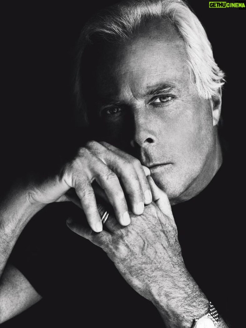Claire Forlani - 5.9K Likes - Swipe ➡️. Giorgio Armani The Masterful , generous creator of endless beauty. I am Eternally grateful to you RIP 🖤 GORGIO ARMANI 🖤