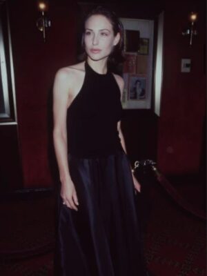 Claire Forlani Instagram - Swipe ➡️. Giorgio Armani The Masterful , generous creator of endless beauty. I am Eternally grateful to you RIP 🖤 GORGIO ARMANI 🖤