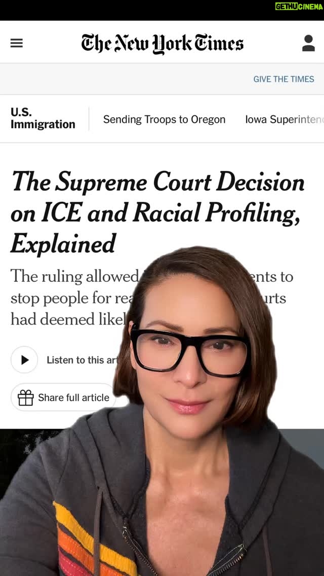 Constance Marie - 1.8K Likes - Supreme Court allowed ICE to “Racially Profile” Latinos!
Using our tax dollars to have masked men, stopping, & detaining Latinos until they prove they are citizens! 
IF you voted for #47 or Republicans last election and you don’t like what is happening now, we need your help!
We need to unite!
California! We need to stand up! VOTE YES on PROP 50!
✨💪🏽🇺🇸✨
#Tuesday #TakeChargeTuesday #Vote #VoteYesOnProp50 #Prop50 #Fyp #ForYou #ICE #SupremeCourt #Latinos #Latinas #Latinx #California #TheMoreYouKnow #hispanicheritagemonth