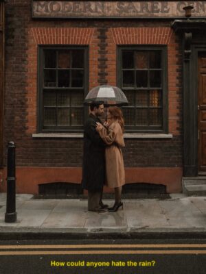 Courtney Halverson Instagram - “How could anyone hate the rain?” 🌧️ Sharing an umbrella, a playlist, a kiss, and a lifetime together. What could be better? 

From our recent visit to London, as captured by @incaseofbrit. 
.
.
.
 #movielike #cinematicmoments #howcouldanyonehatetherain #romanticstyle
